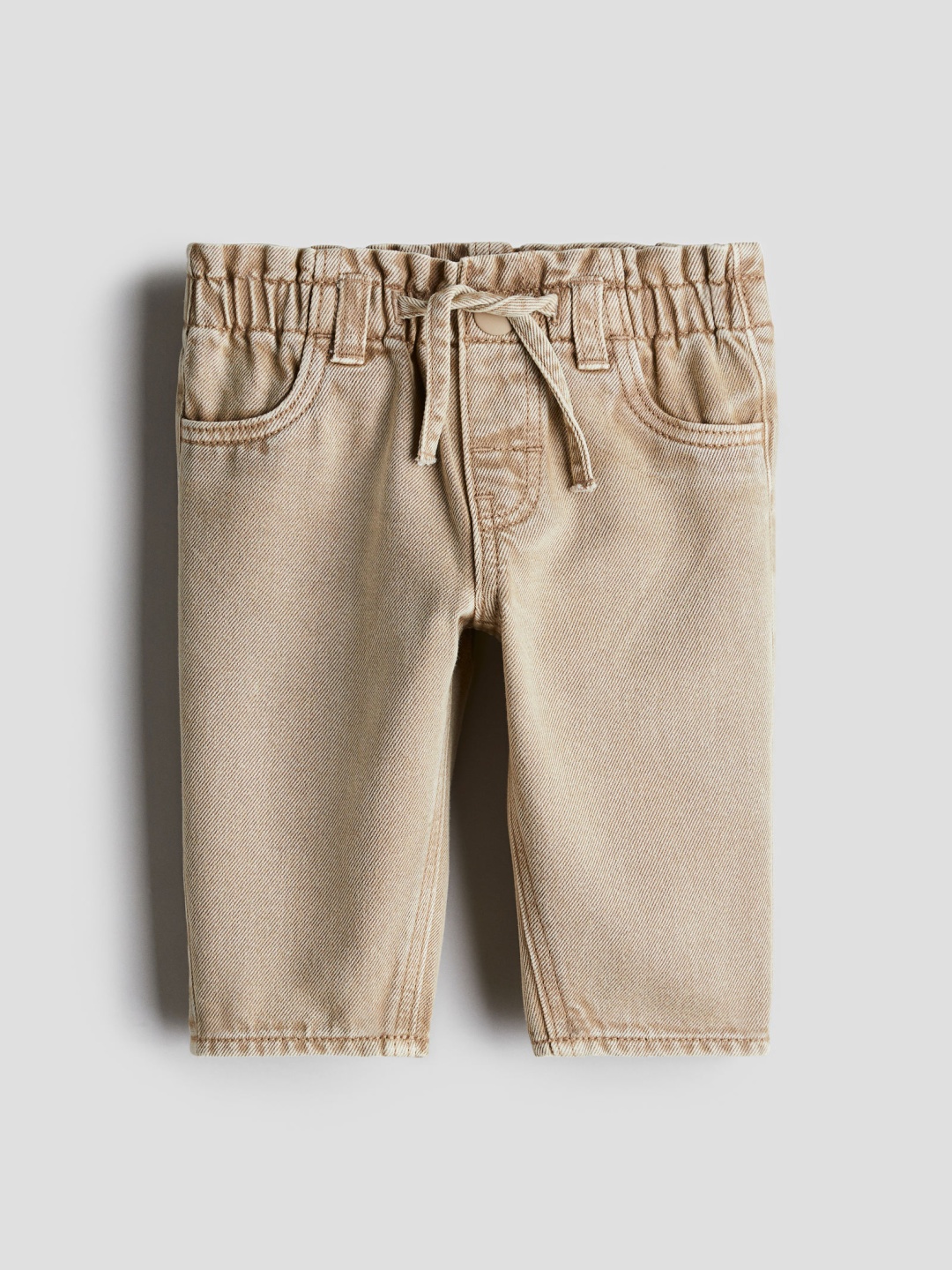 

H&M Paper Bag Jeans, Beige
