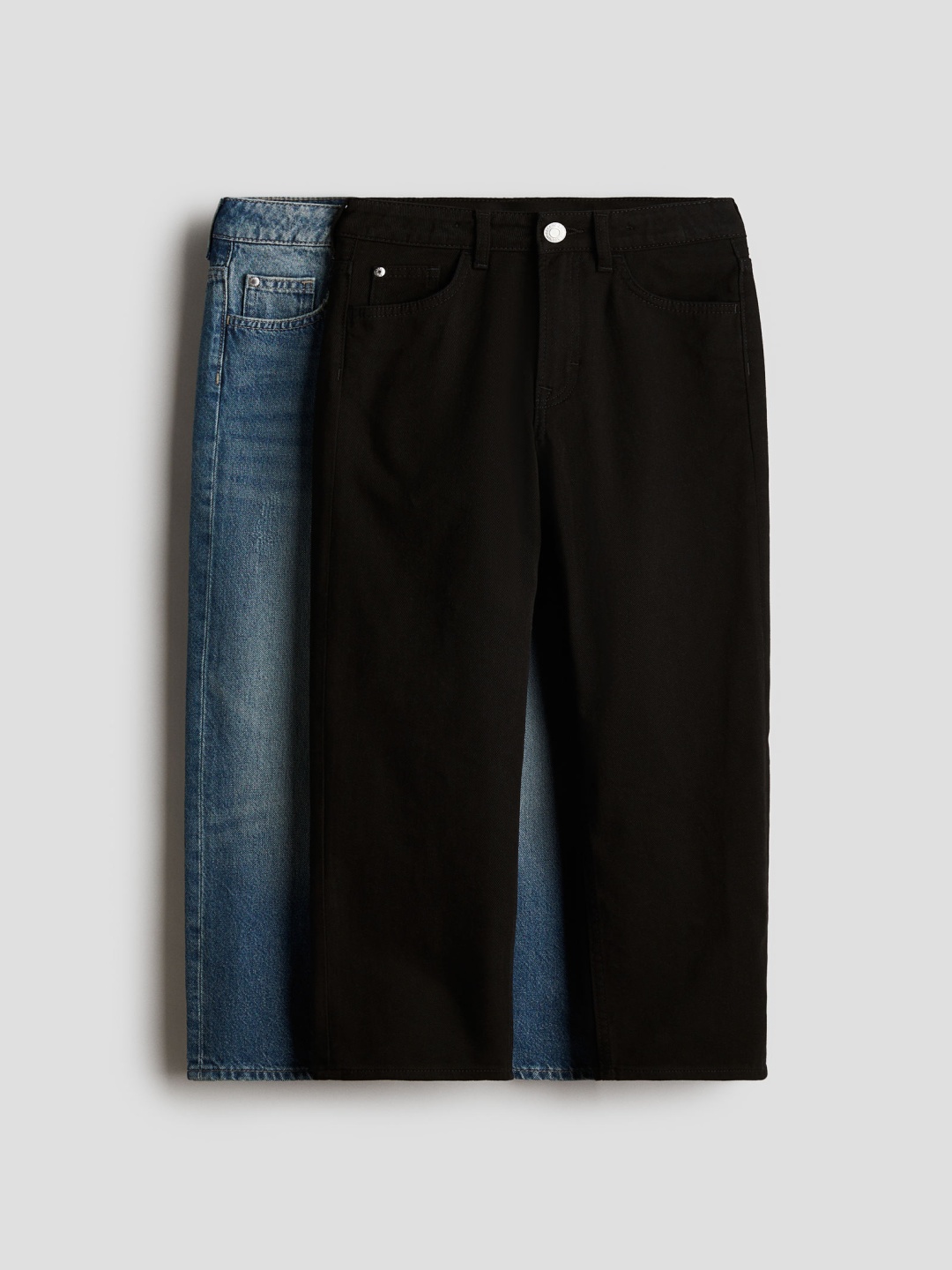 

H&M 2-Pack Loose Fit Jeans, Blue