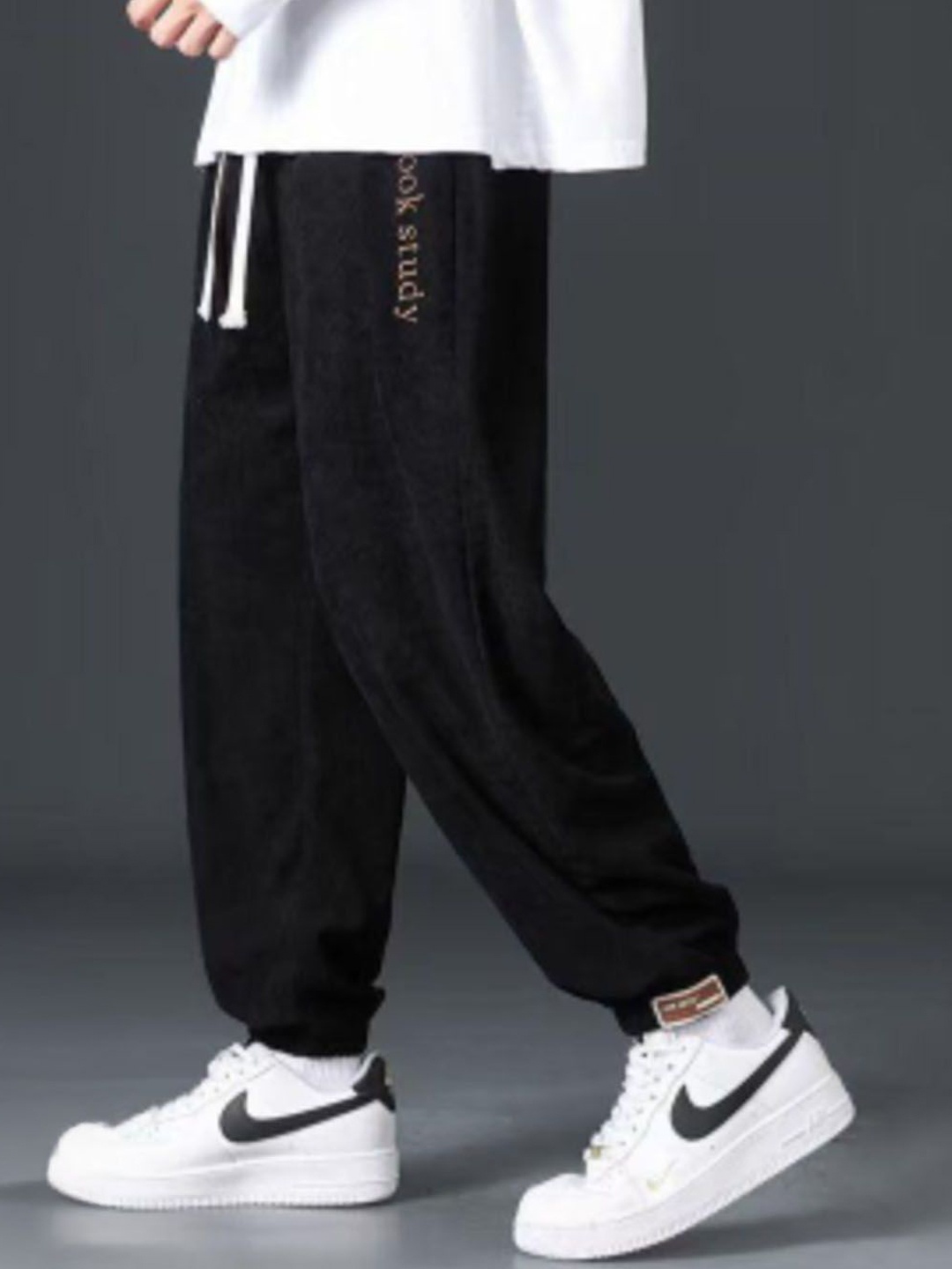 

StyleCast Men Joggers Trousers, Black