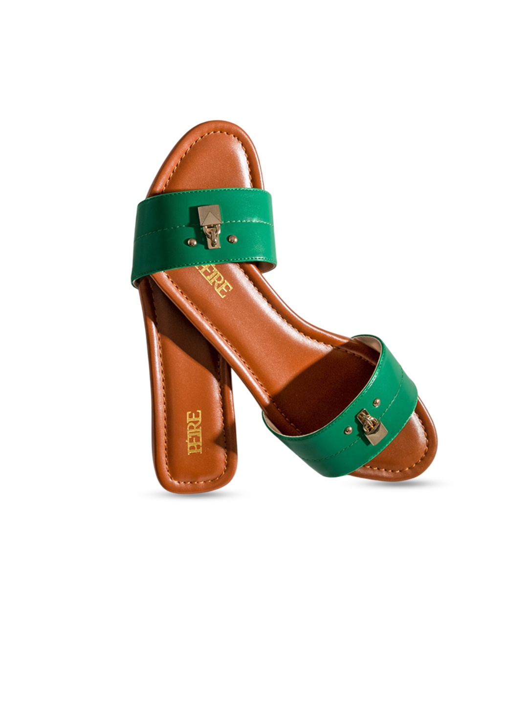 

Peire Women Open Toe flats, Green