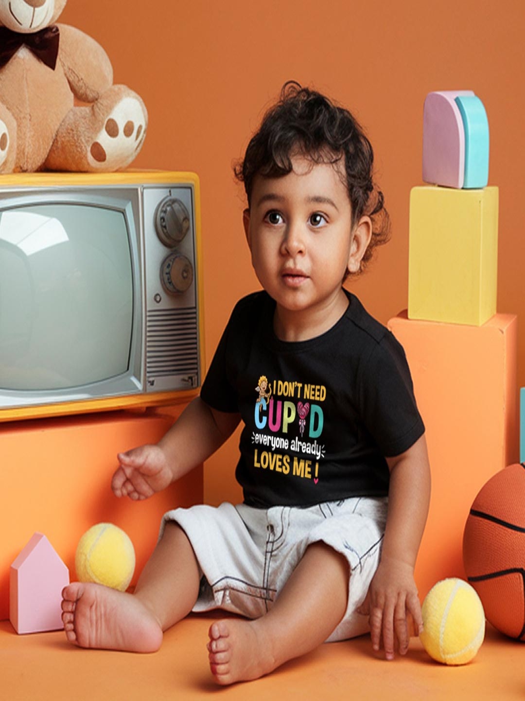 

FFLIRTYGO Kids Printed T-shirt, White