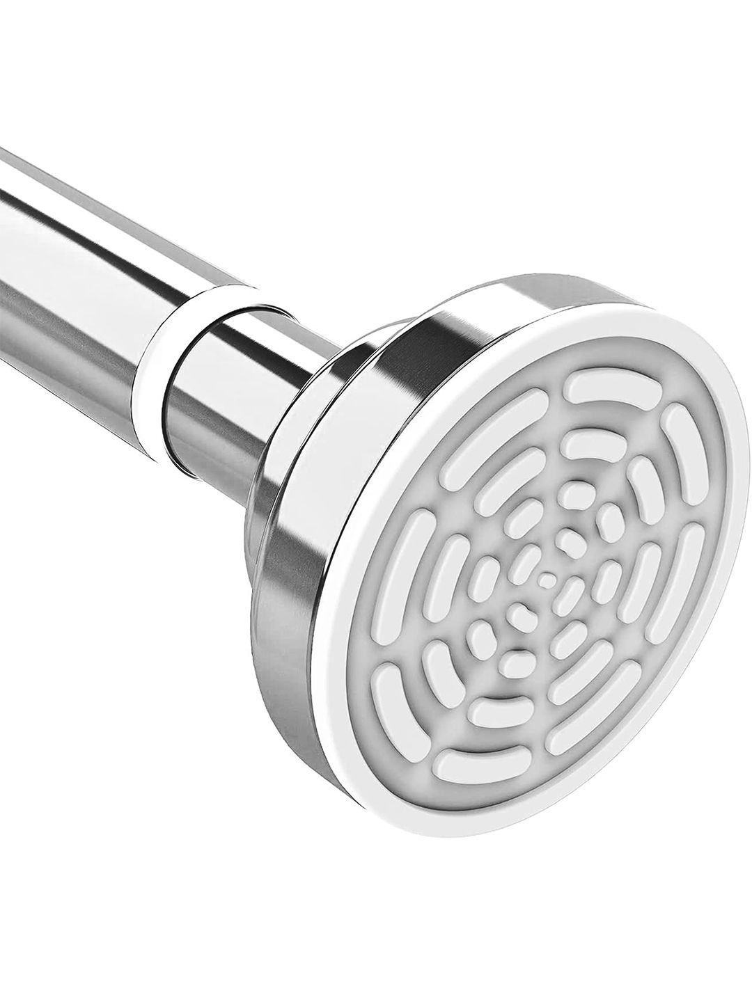 

Story@home Non-Drilling Stainless Steel Anti Skid Extendable Curtain Rod, Silver
