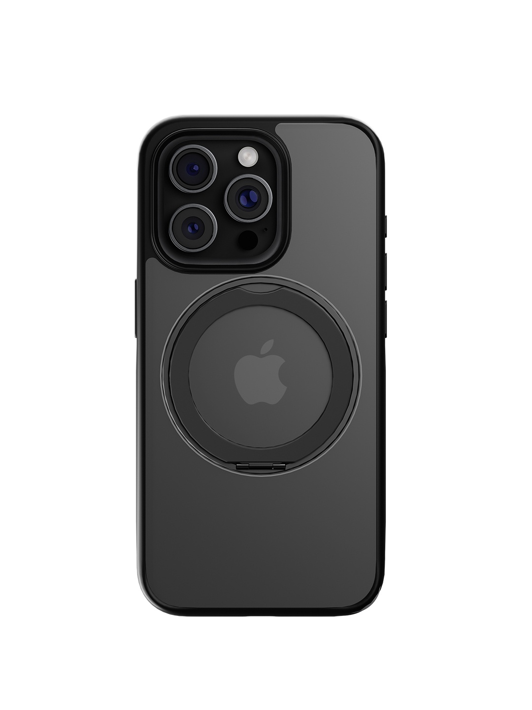 

DailyObjects Halo 2.0 MagSafe iPhone 15 Pro Back Case, Black
