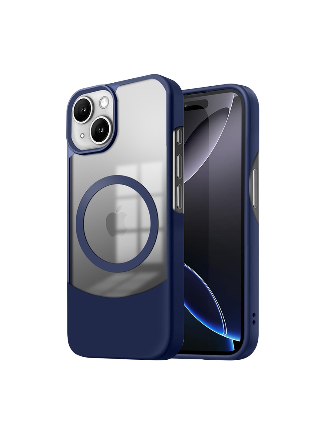 

Karwan Ultra-Hybrid Shockproof With Mag-Safe Case iPhone 15 Back Case, Blue