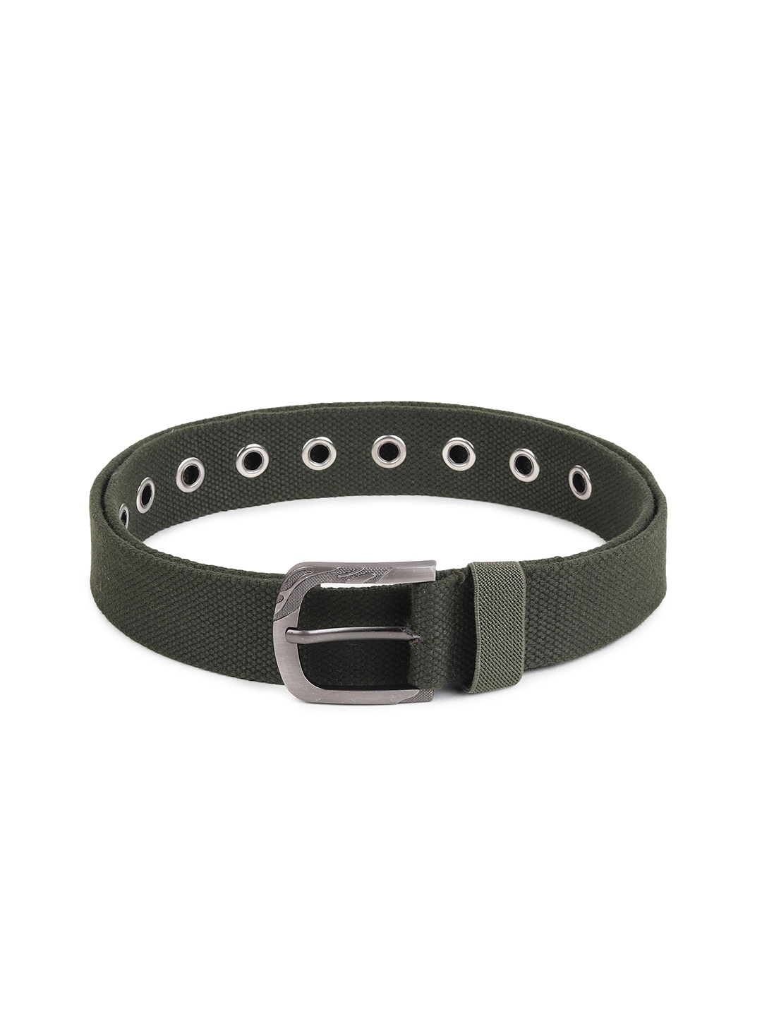 

Metronaut Men Textured Formal Belt, Green
