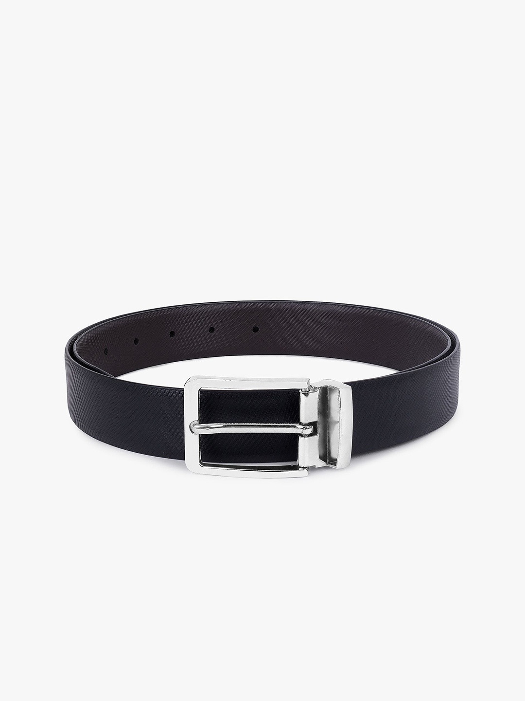 

Provogue Men Textured Reversible Belt, Black