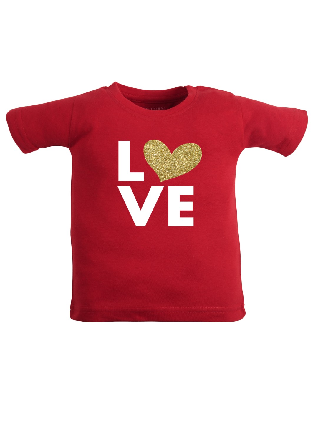 

FFLIRTYGO Unisex Kids Typography Printed Round Neck Cotton T-shirt, Red