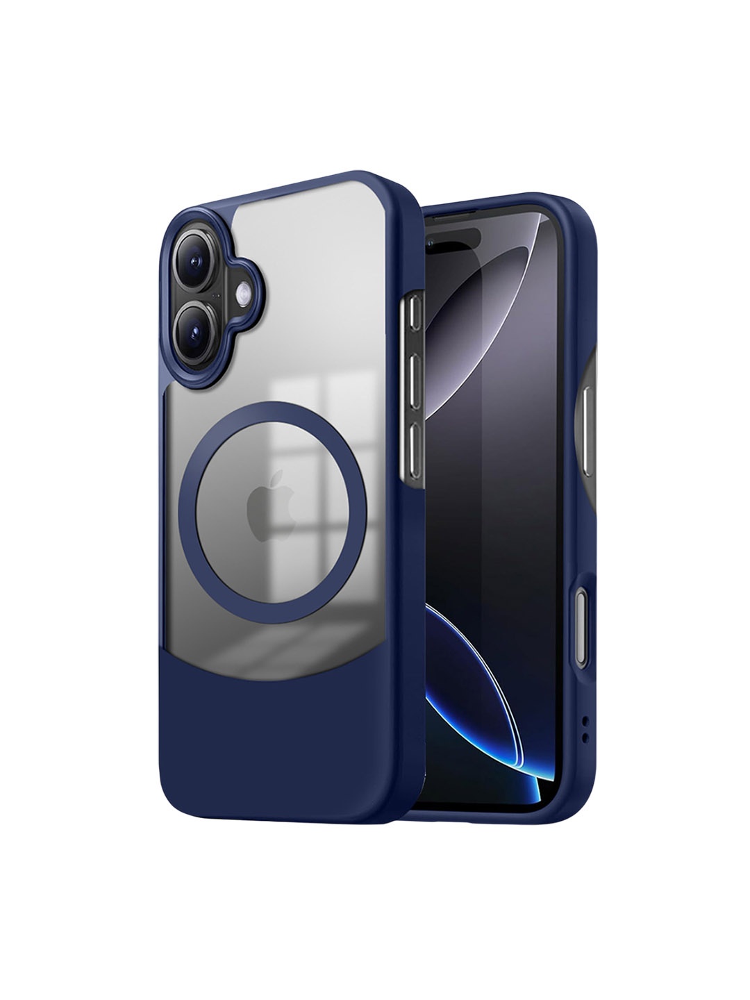 

Karwan Ultra-Hybrid Shockproof With Mag-Safe iPhone 16 Plus Back Case, Blue