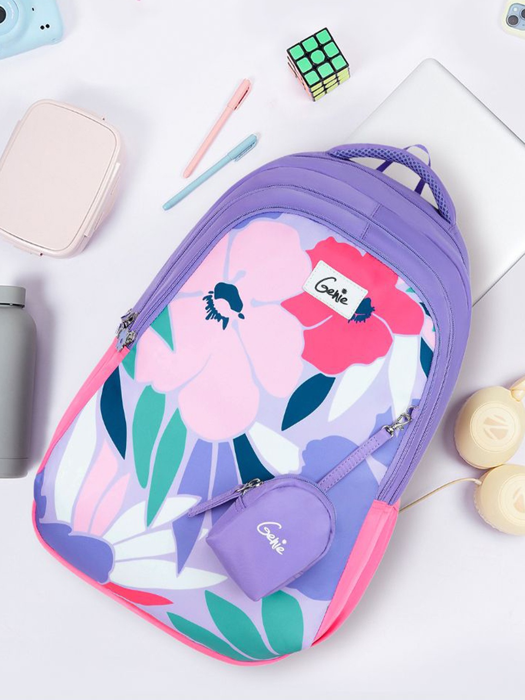 

Genie Women Graphic Large Backpack, Lavender