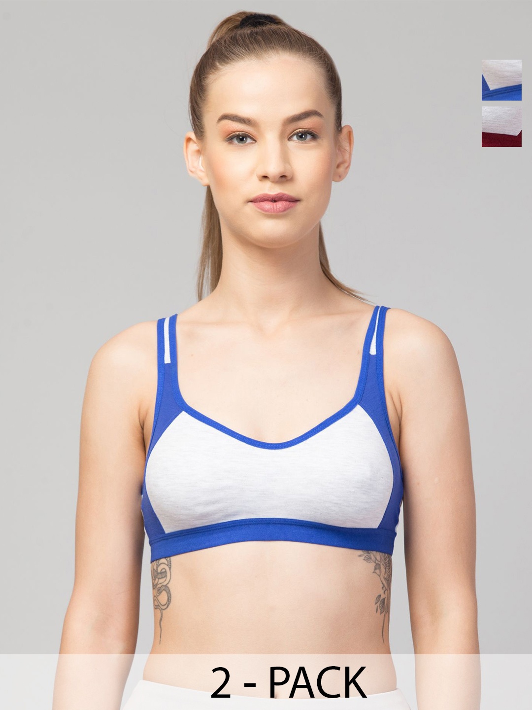 

CKARFE Bra Full Coverage, Blue