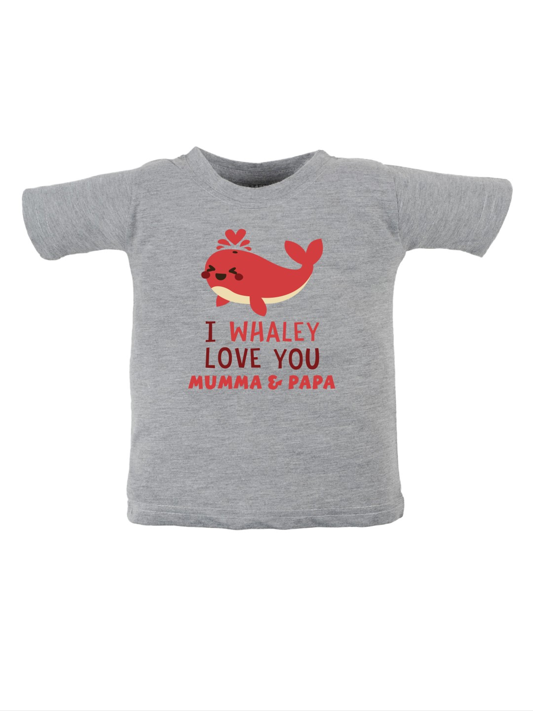 

FFLIRTYGO Unisex Kids Typography Printed Round Neck Cotton T-shirt, Grey
