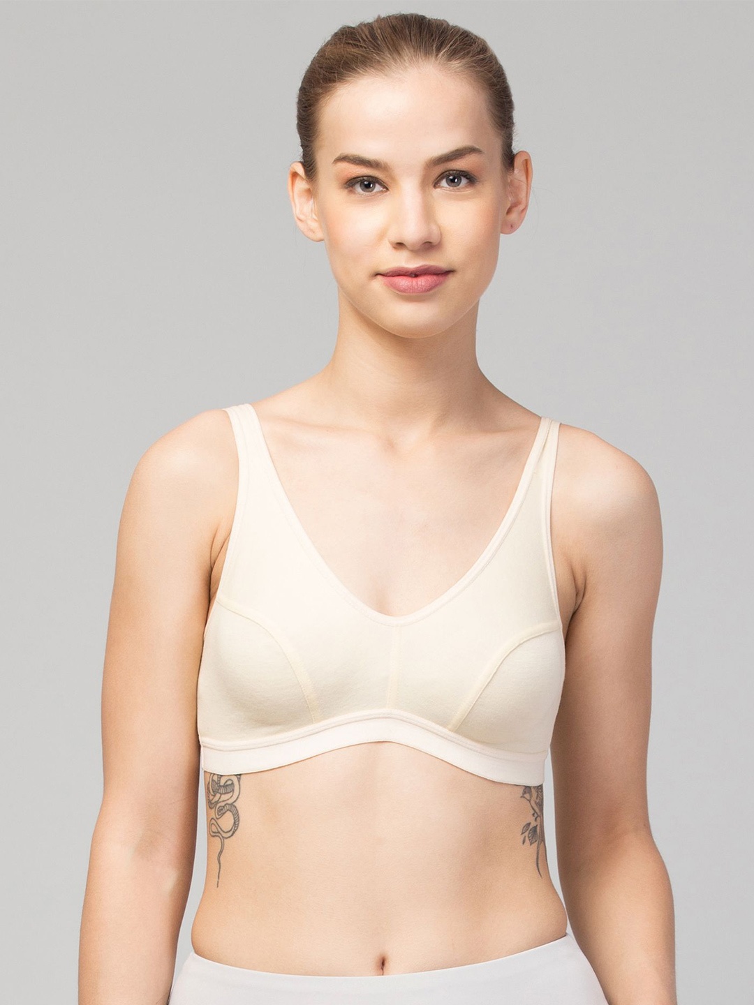 

CKARFE Bra Full Coverage, Beige