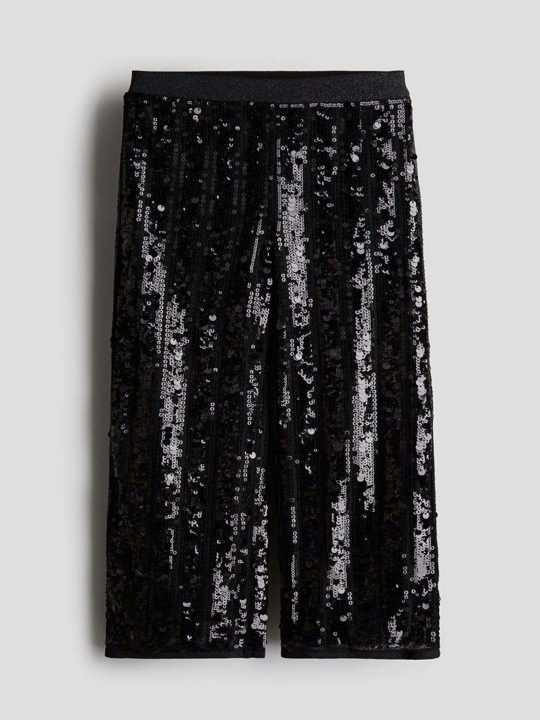 

H&M Sequined Trousers, Black