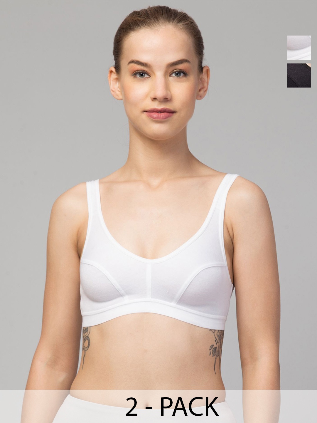 

CKARFE Bra Full Coverage, Black