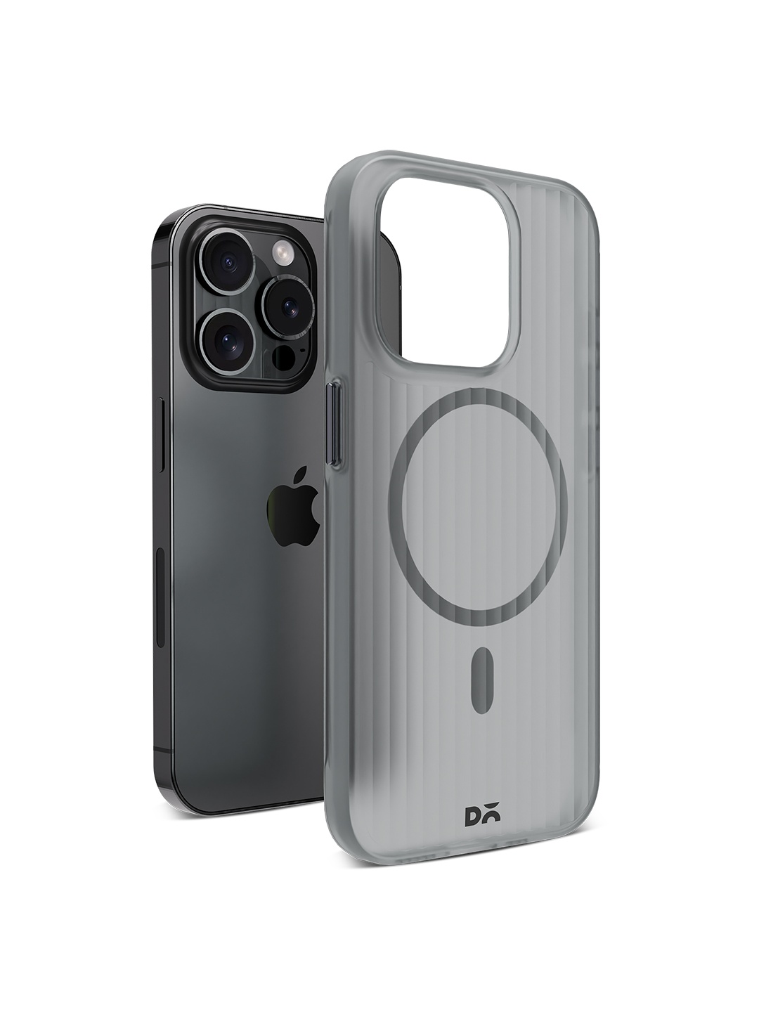 

DailyObjects Solid MagSafe iPhone 15 Pro Max Back Case, Grey