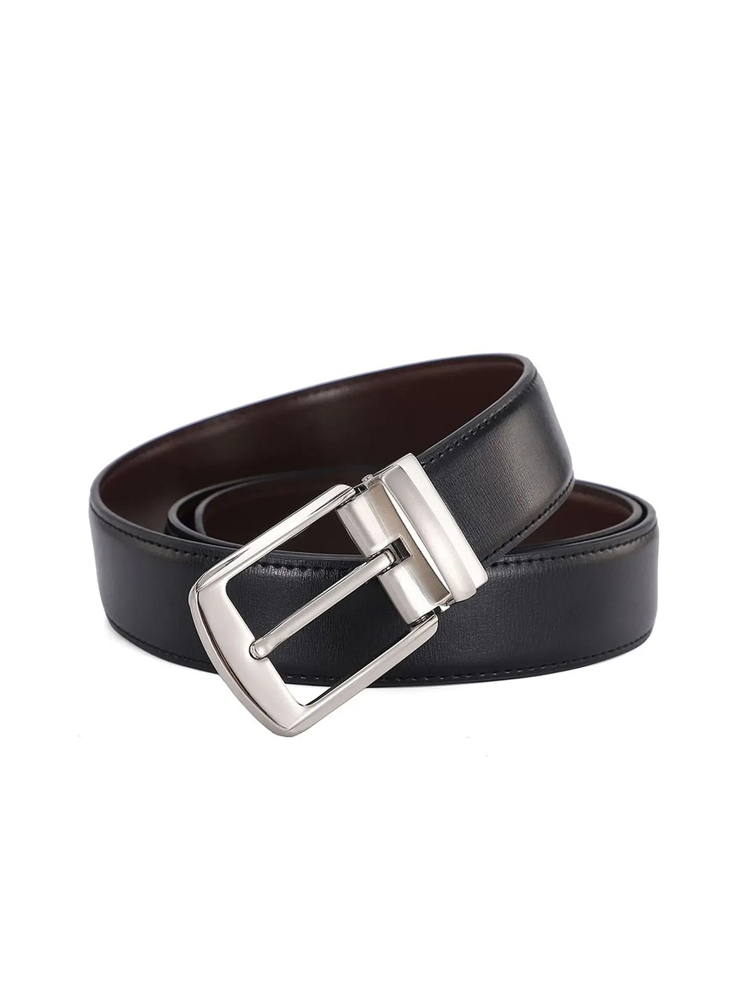 

Provogue Men Reversible Formal Belt, Black