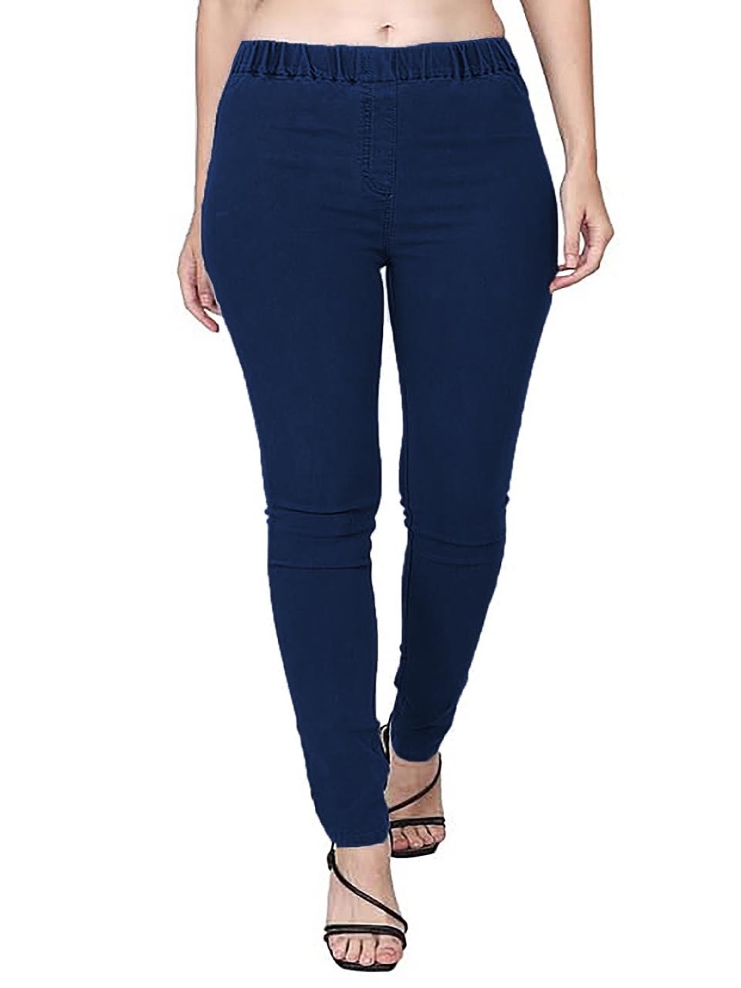 

Trusha Dresses Women Comfort Slim Fit Stretchable Jeans, Navy blue