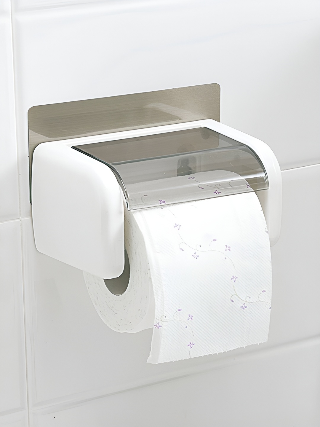 

HOKIPO White Solid Plastic Tissue Holders