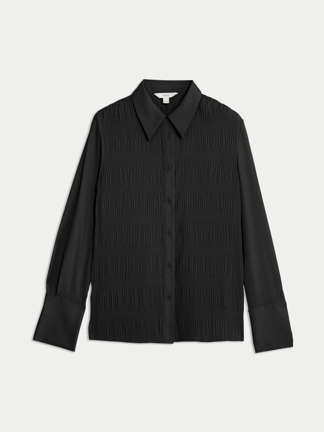 

Marks & Spencer Women Opaque Striped Casual Shirt, Black