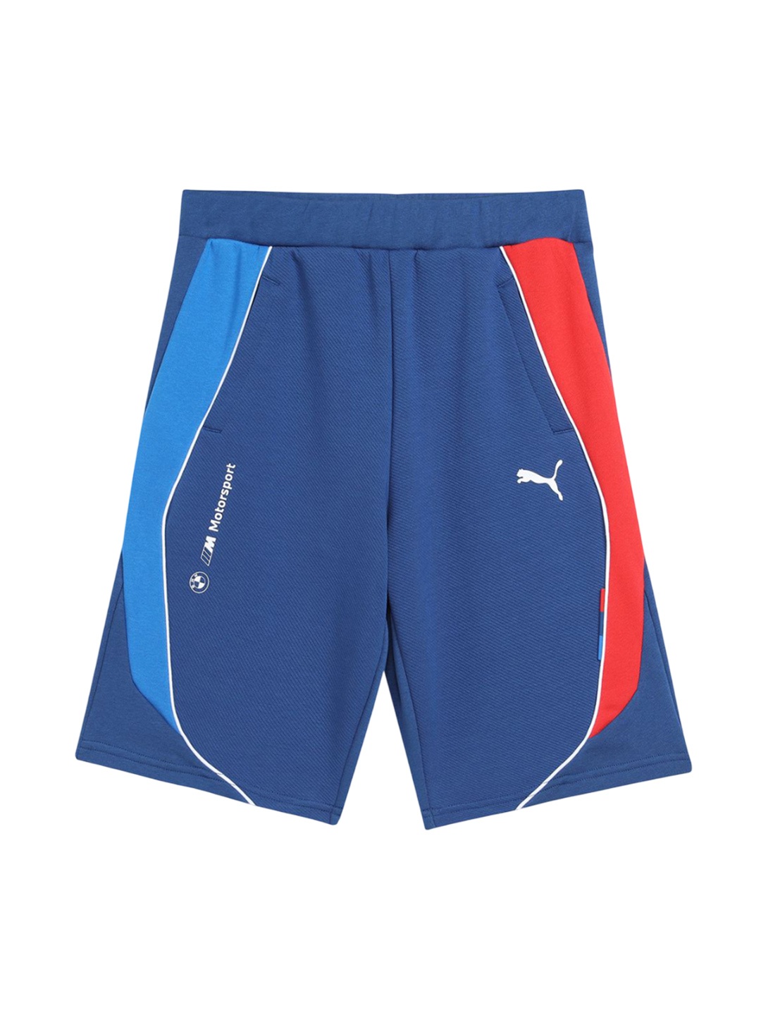 

Puma BMW M Motorsport Women Printed Cotton Youth Shorts, Blue