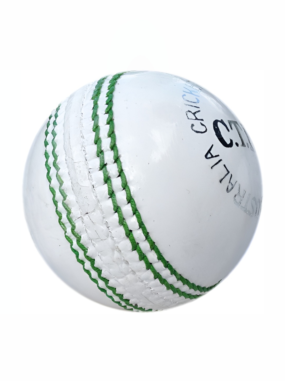 

HackerX Leather Sports Cricket Ball, White