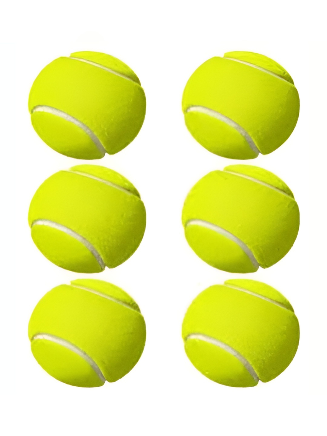 

HackerX 6Pcs Fuzzy Sports Tennis Ball, Green