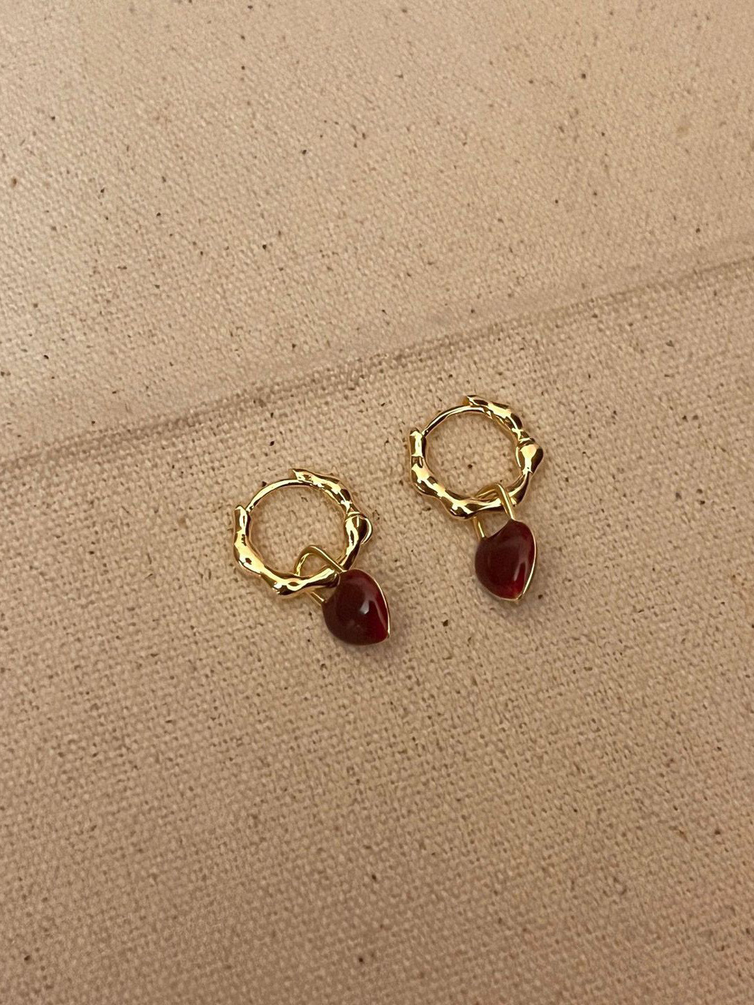 

Just Lil Things Contemporary Hoop Earrings, Gold
