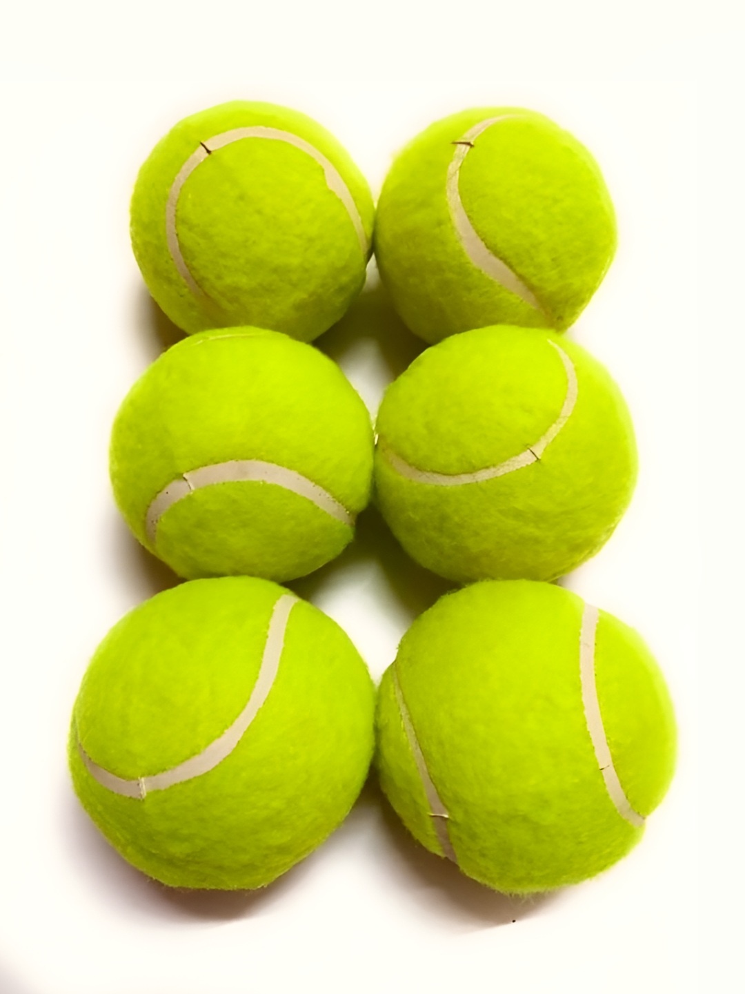 

HackerX 6-Pc Fuzzy Sports Tennis Balls, Yellow