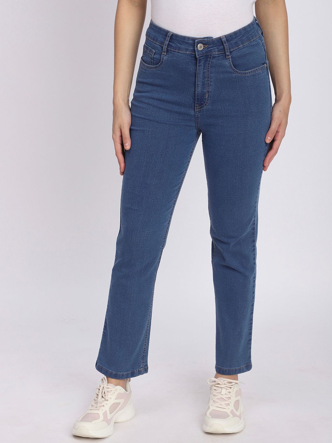 

R&B Women Straight Fit Jeans, Navy blue