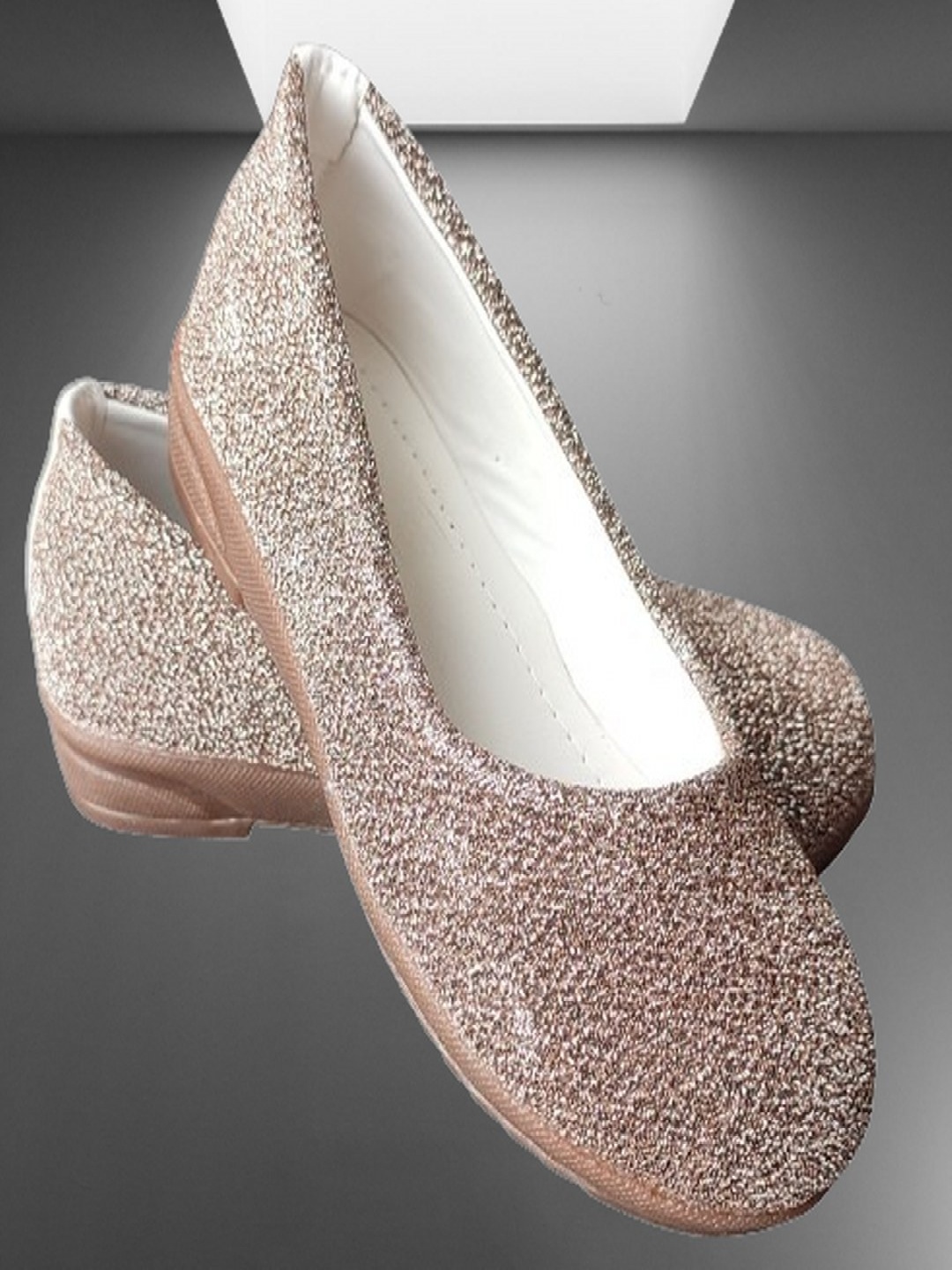 

NEW LATEST Girls Round Toe Ballerinas Flats, Beige