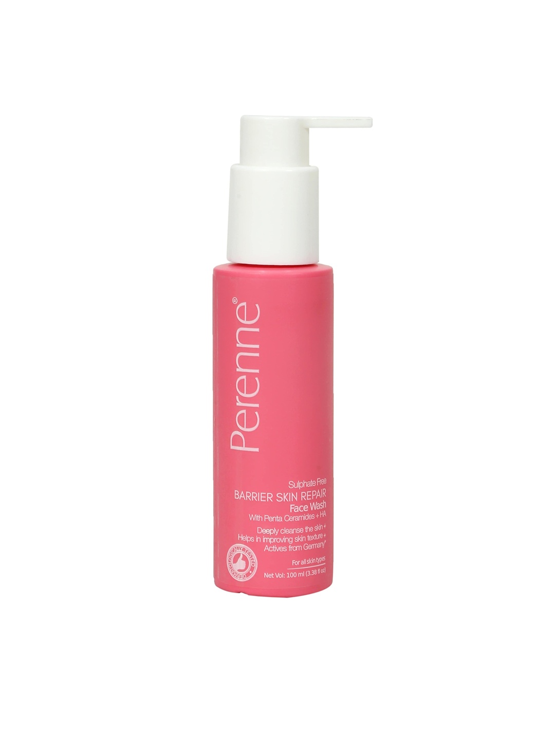 

Perenne Sulphate Free Barrier Skin Repair Face Wash- 100 ml, White