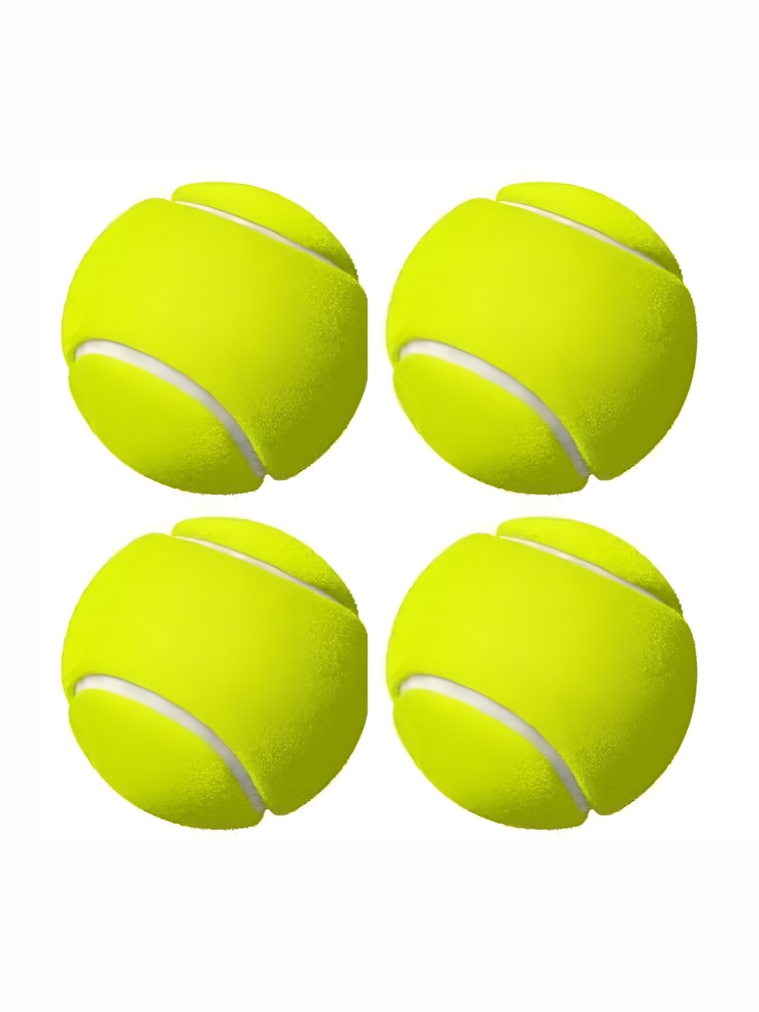 

HackerX 4-Pc Fuzzy Sports Tennis Balls, Green