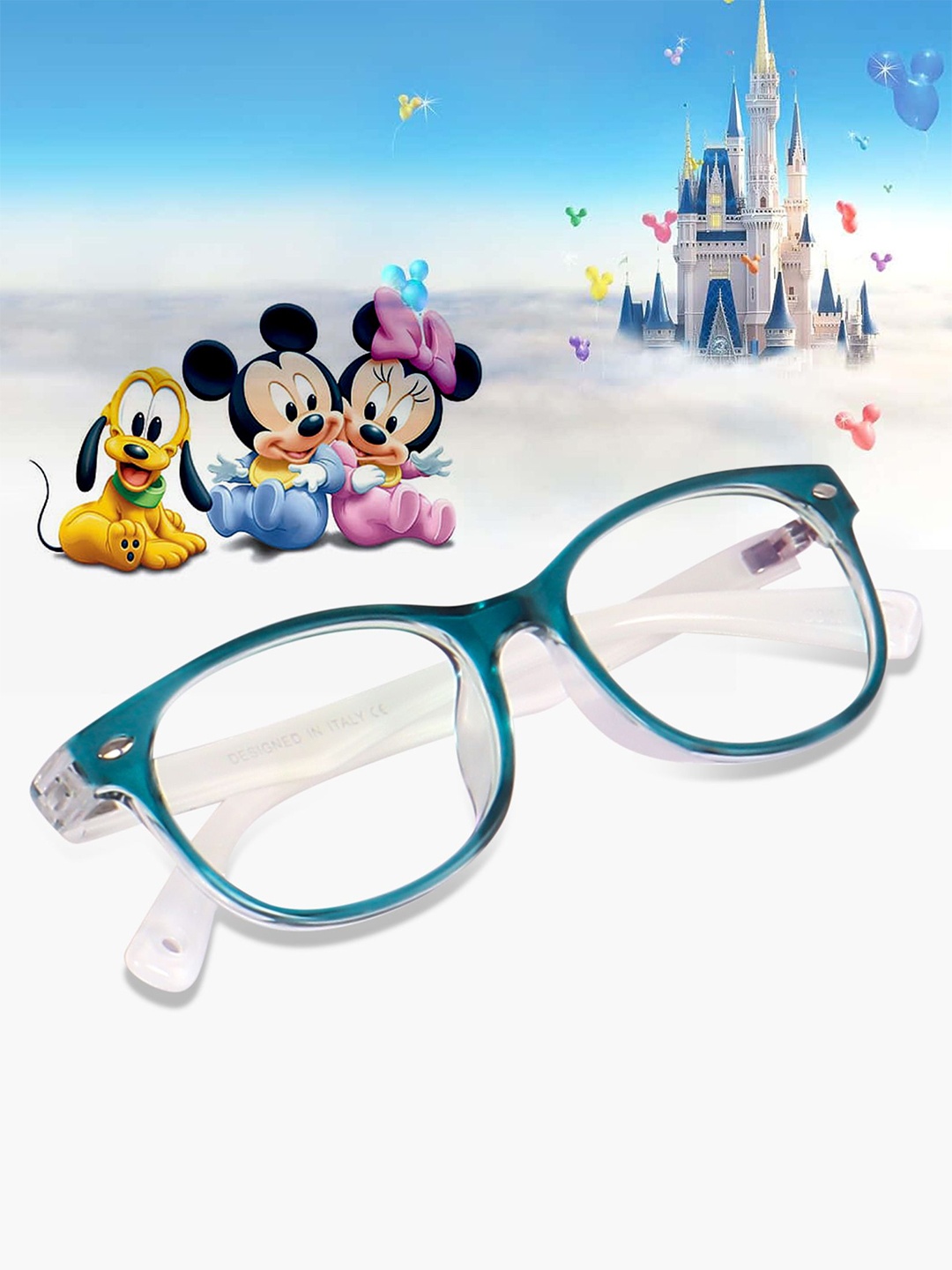 

Peter Jones Eyewear Unisex Kids Full Rim Rectangle Frames, White