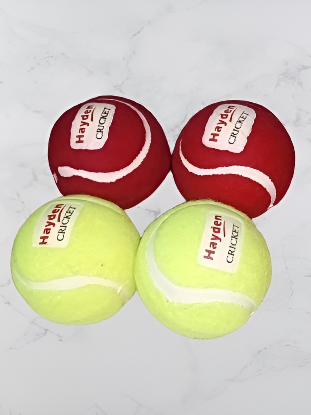 

HackerX 4-Pc Fuzzy Sports Tennis Balls, Yellow