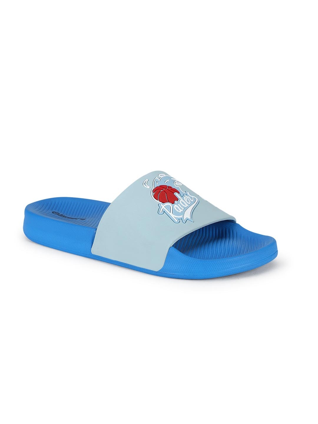 

GLISSERS Boys Self Design Sliders, Blue