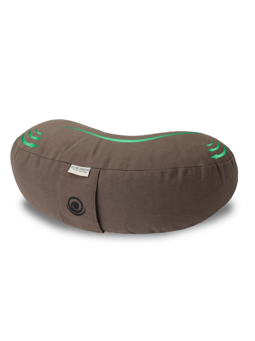 

Core Asana Brown Cotton Halfmoon Meditation Cushion