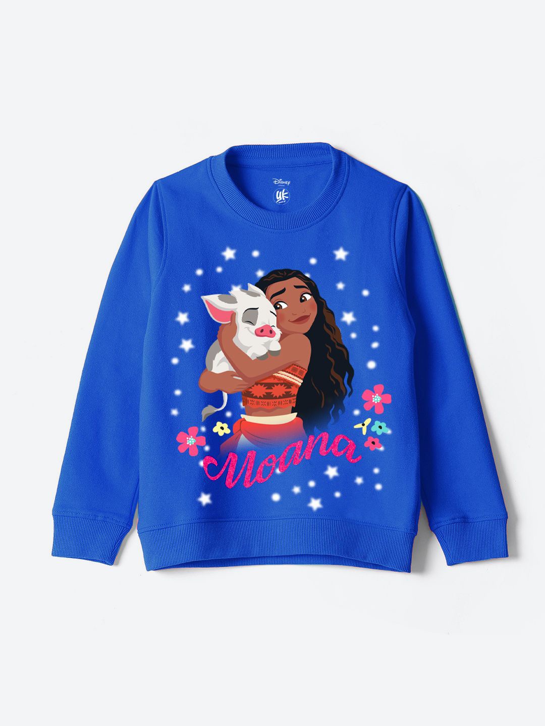 

YK Disney Girls Printed Sweatshirt, Blue