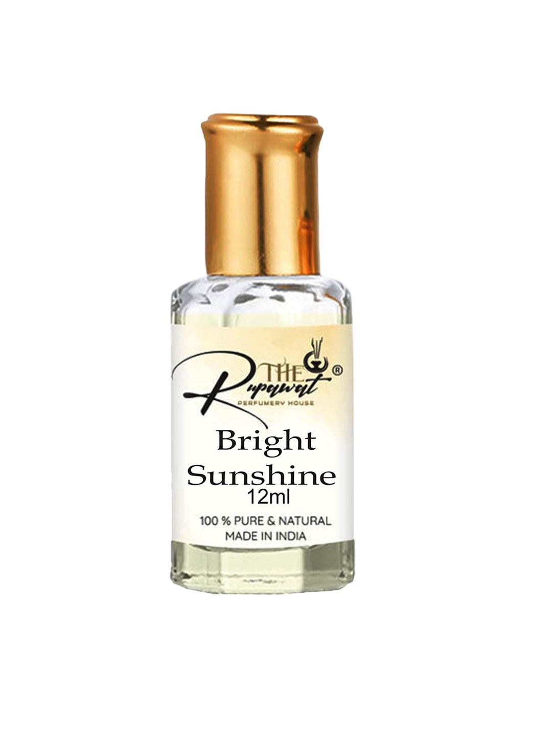 

THE RUPAWAT Perfumery House Bright Sunshine Natural & Alcohol Free Attar - 12 ml, Transparent