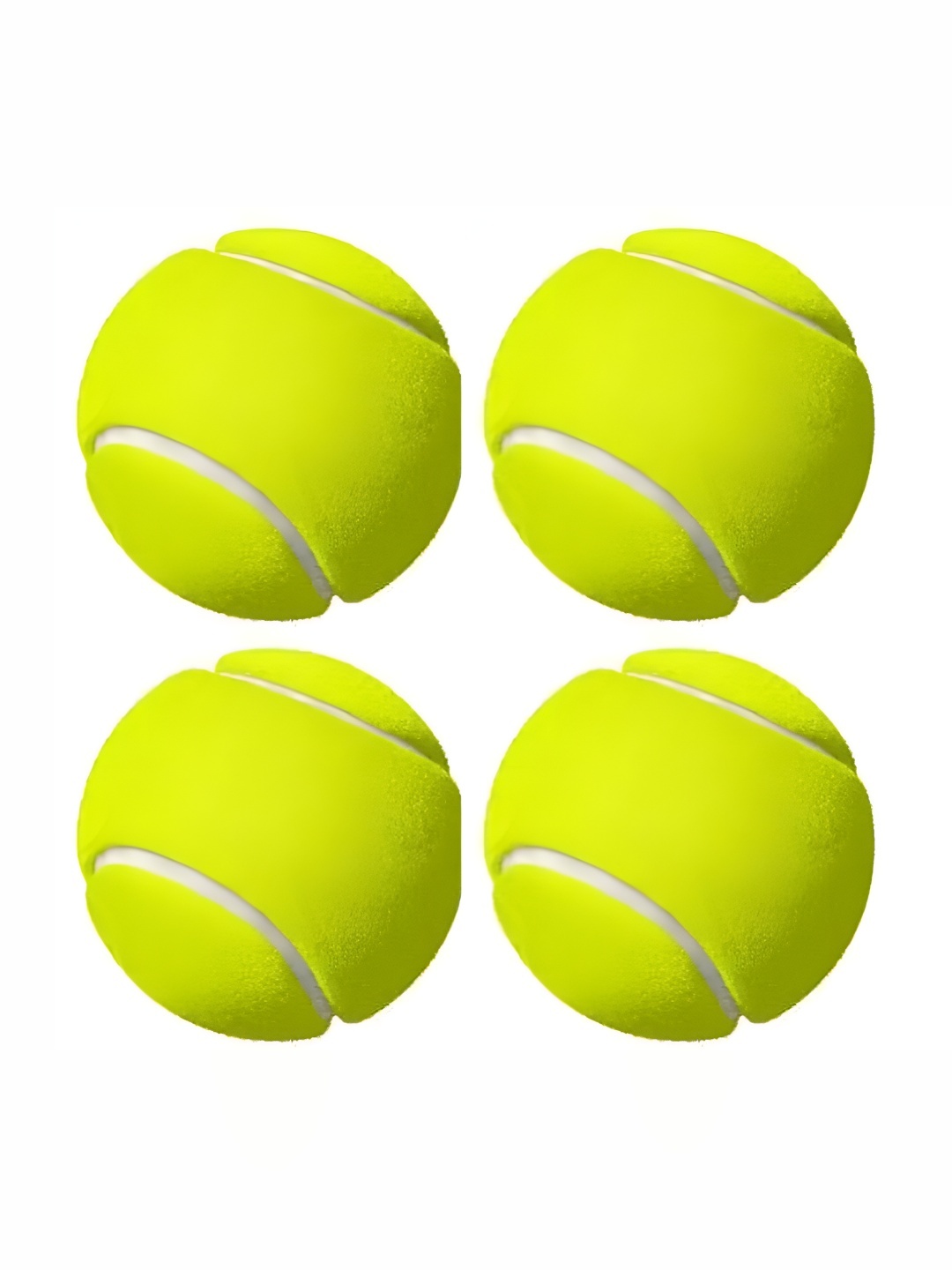 

HackerX 4-Pc Fuzzy Sports Tennis Balls, Yellow