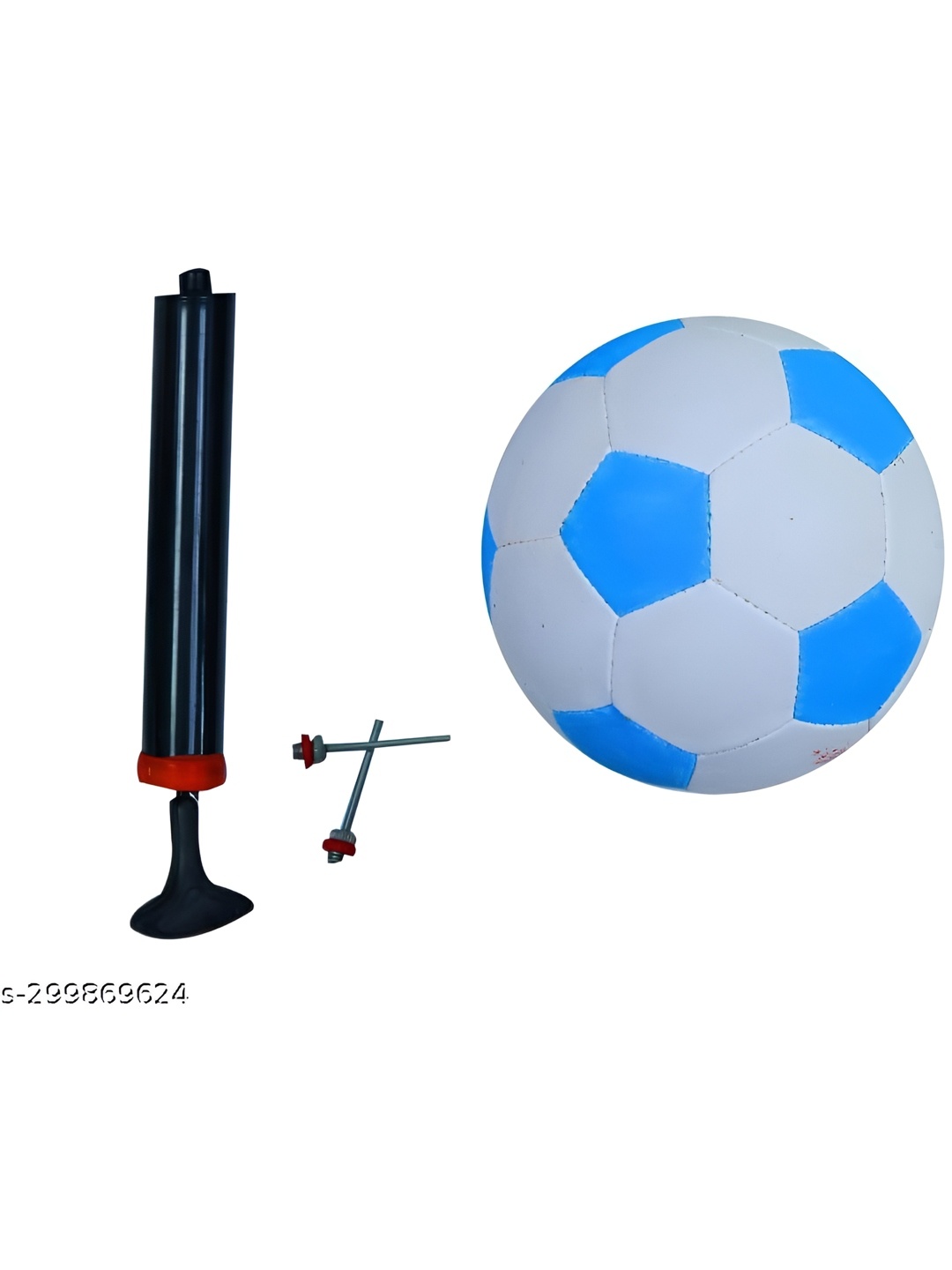 

HackerX Pebble Sports Football With Pump, Blue