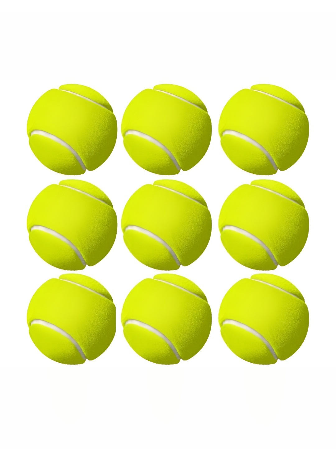 

HackerX Set Of 6 Tennis Cricket Ball, Green