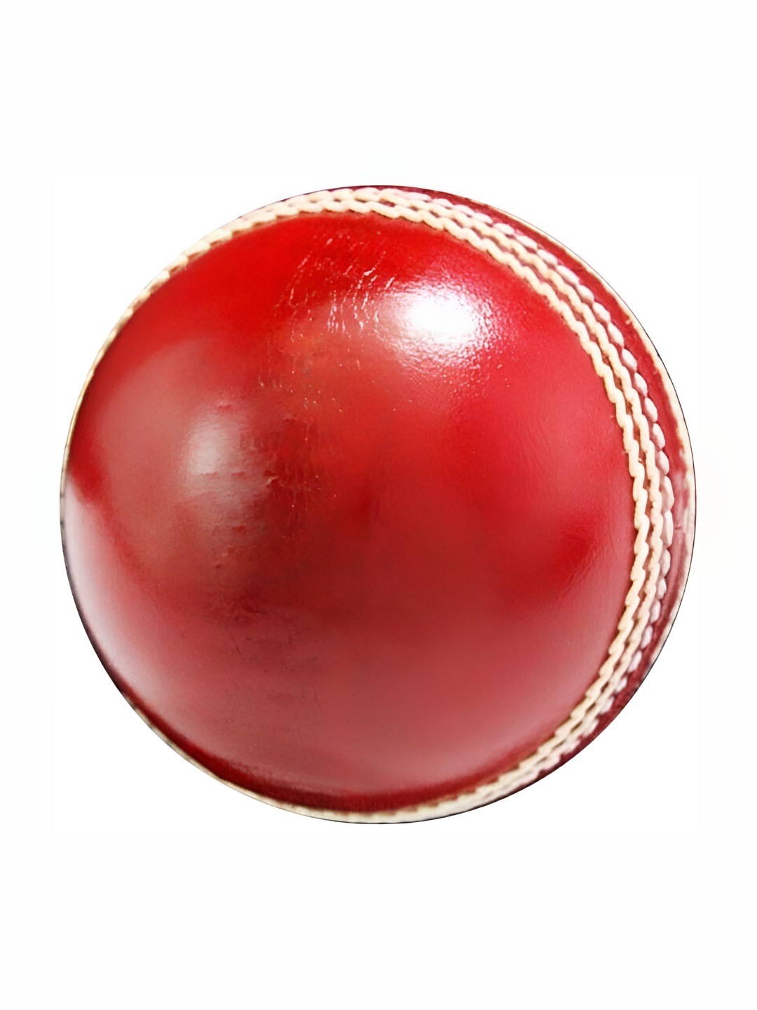 

HackerX Leather CricketBall, Red