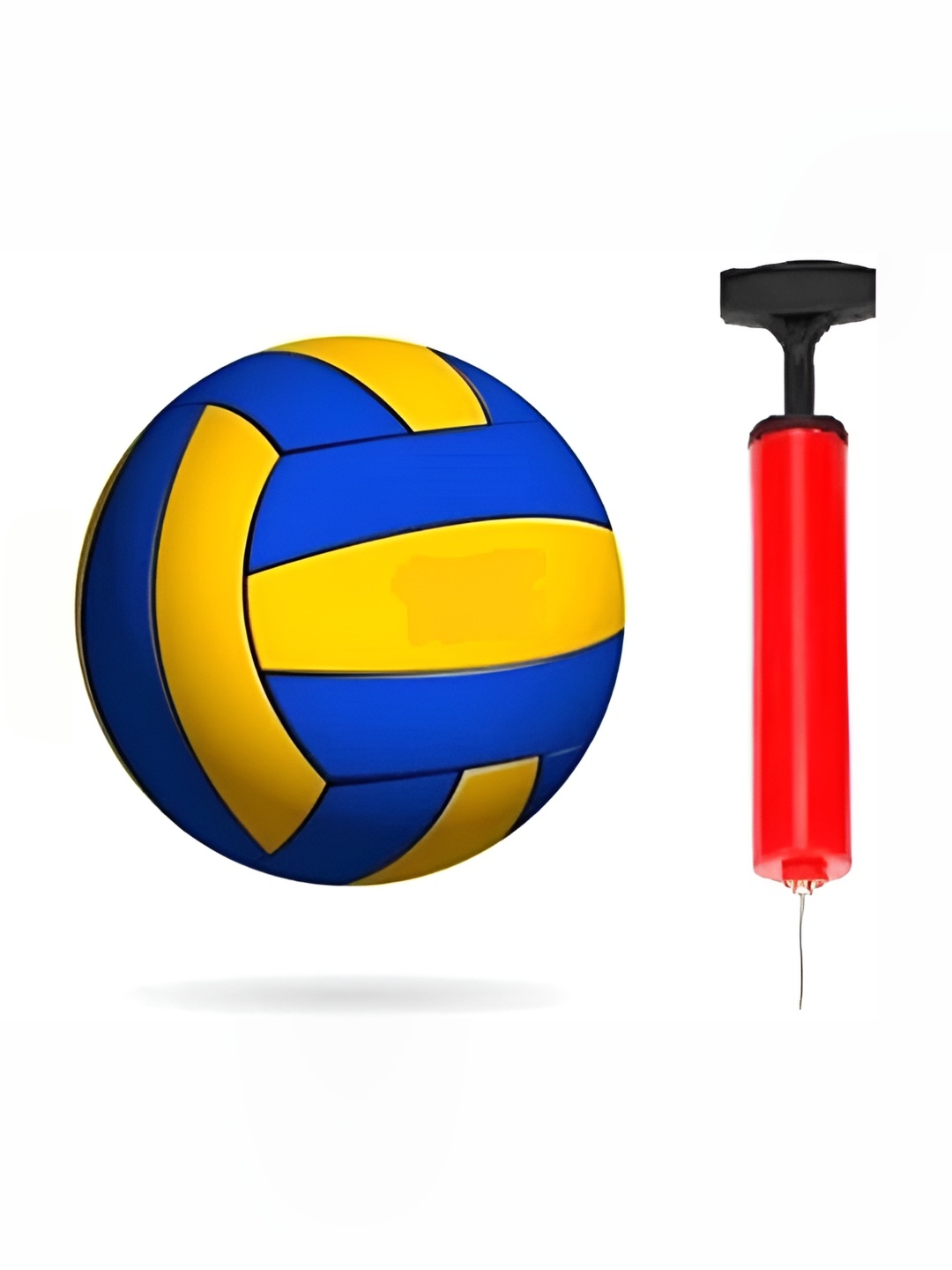 

HackerX Pebble Hand Stitched Trainy Sports Volleyball With Pump, Blue