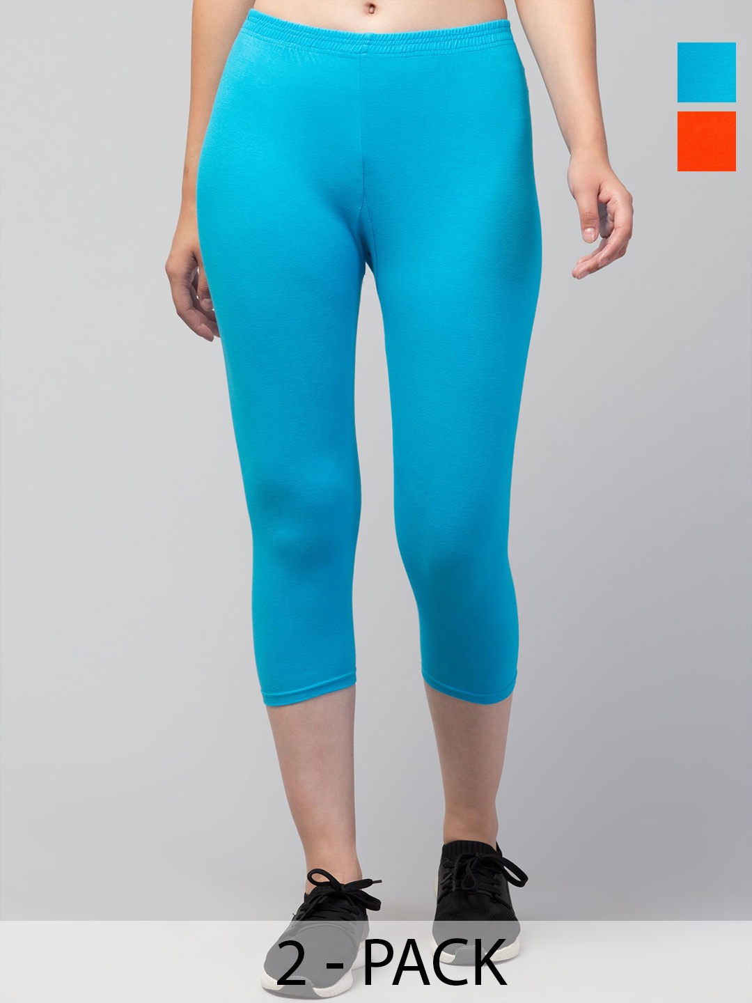 

CKARFE Women Capris, Orange