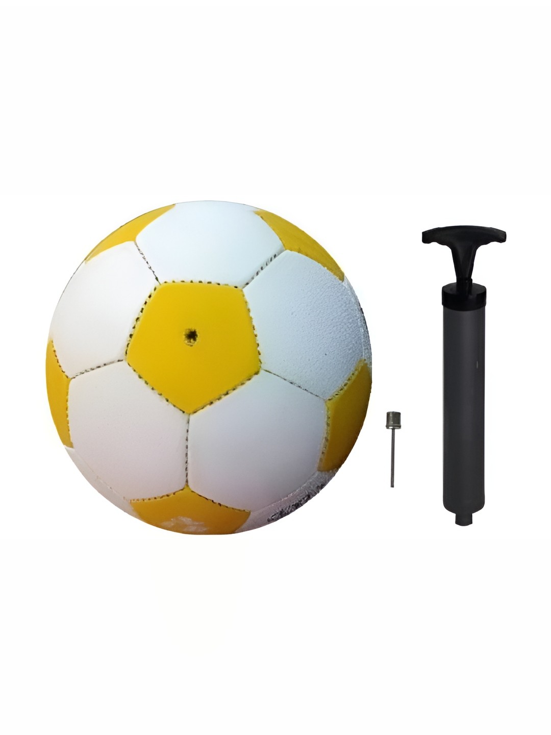 

HackerX Pebble Trainy Sports Football With Air Pump, White