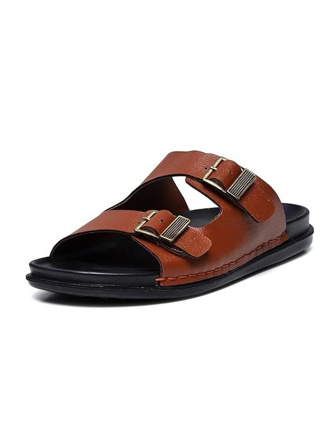 

BRAND VILLA Men Comfort Sandals, Tan