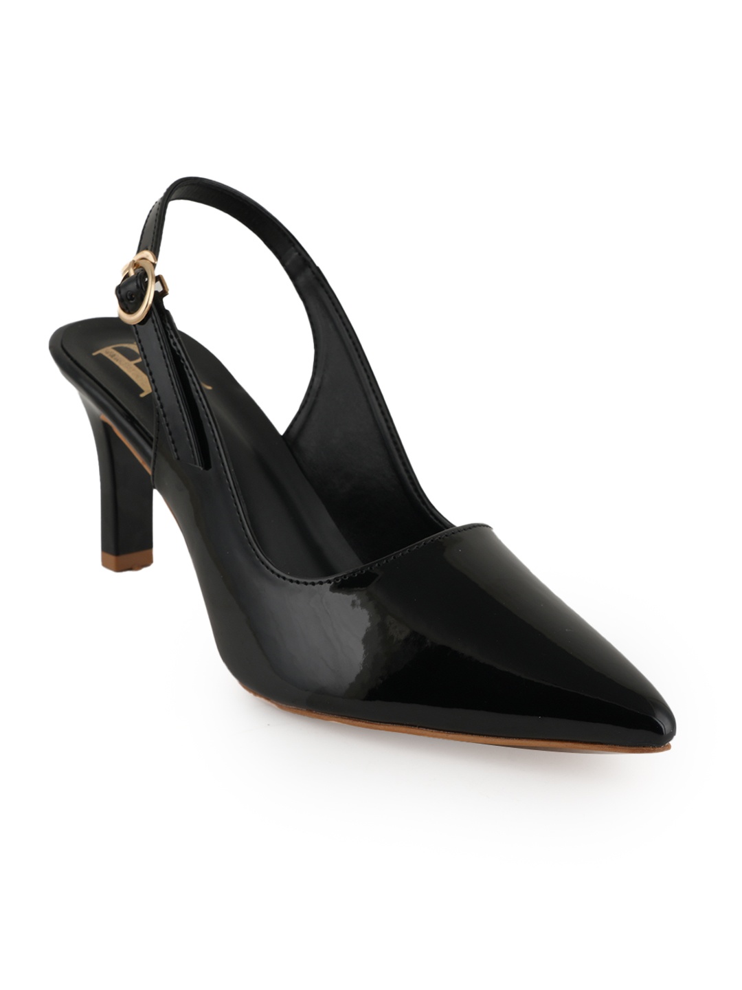 

Bella Rosa Kitten Sandals with Tassels, Black