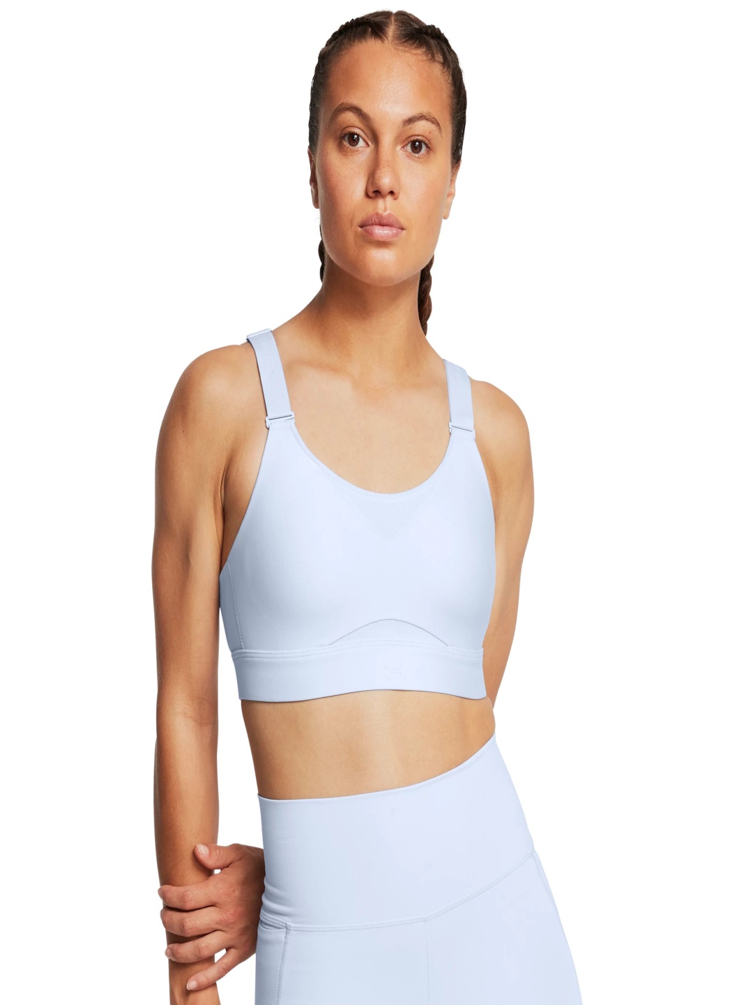 

UNDER ARMOUR Women Medium Coverage Non Padded Workout Bra, Blue