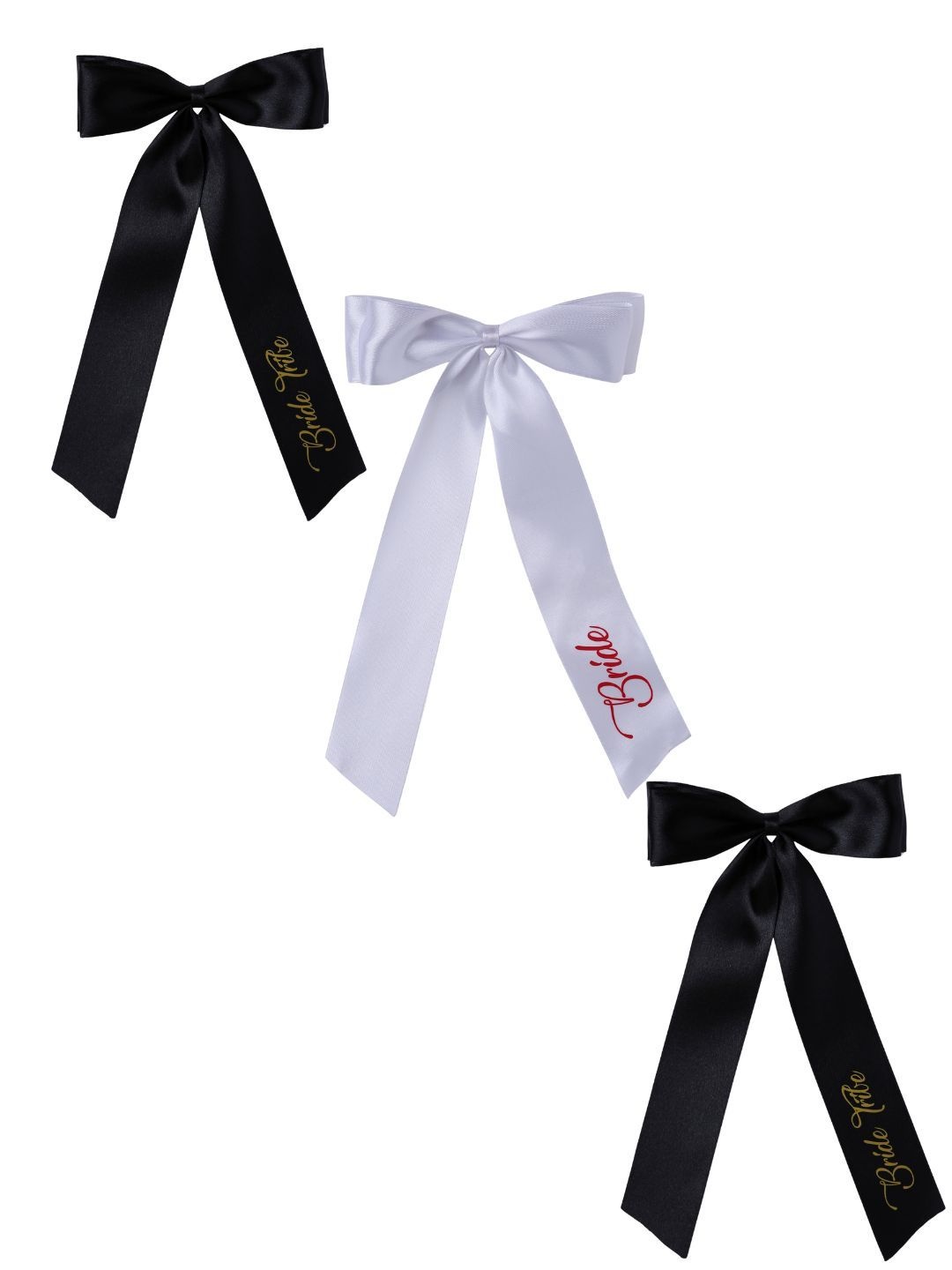 

Arendelle Women Set of 3 French Barrette, Black
