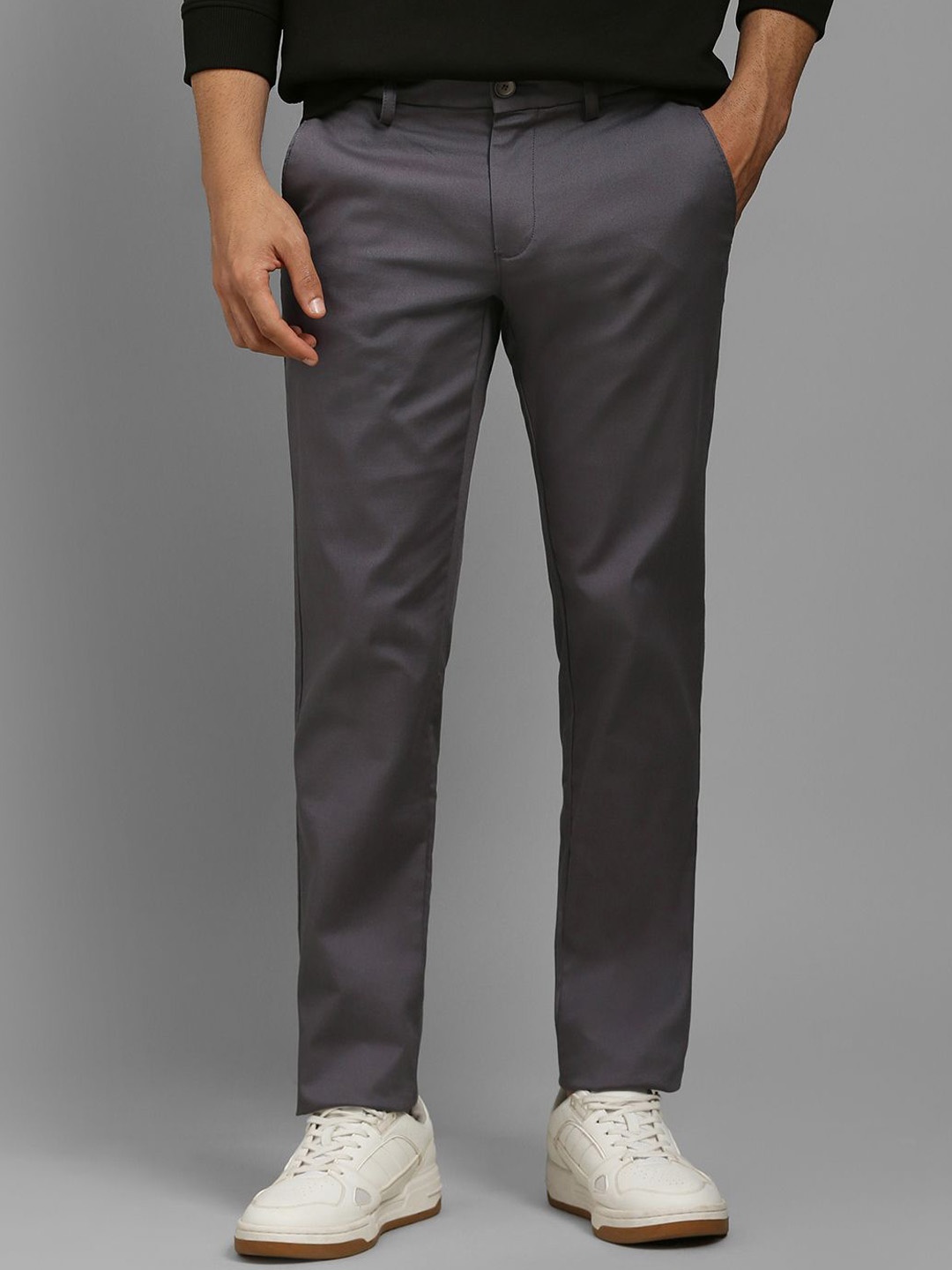 

Louis Philippe Sport Men Slim Fit Trousers, Grey